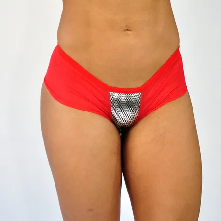 Kit com 4 Calcinhas em Tule com Detalhes em Paetê - Não acredito - Sortido - Ref 3080