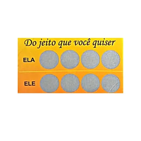 Raspadinha das Preliminares - Toque, raspe e descubra momentos únicos a dois - Raspadinha - Sortido Raspadinha das Preliminares - Toque, raspe e descubra momentos únicos a dois - Raspadinha - Sortido