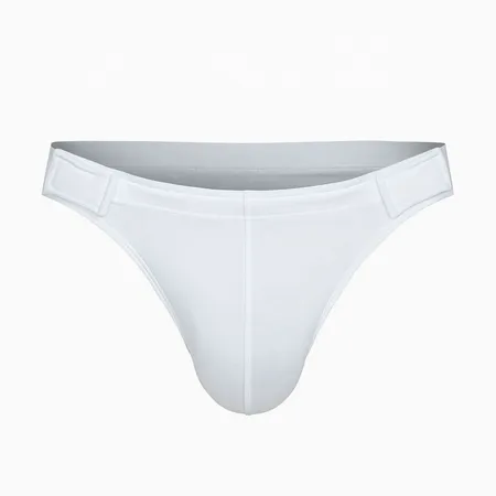 Sunga Slip Sensual com Regulagem em Velcro - Bravo - Branco - Ref 2791