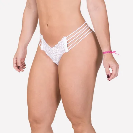 Calcinha Sexy em Renda com Strappy - A vida continua