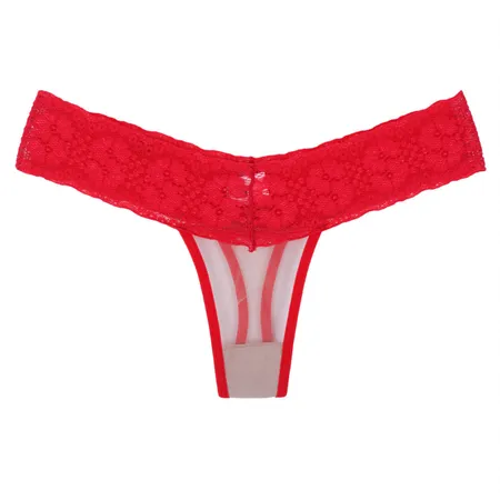 Calcinha em Renda e Tule Invisível - Lingerie Sexy - E o vento levou