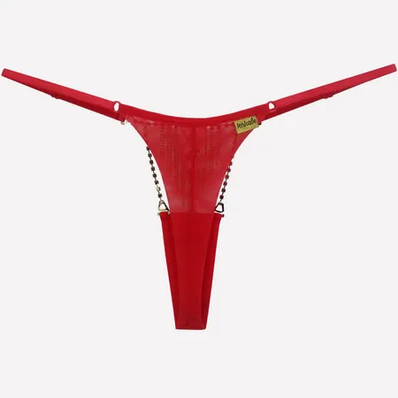 Calcinha de Luxo com Biju Grande na Frente - Chic Calcinha de Luxo com Biju Grande na Frente - Chic