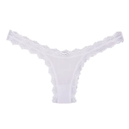Calcinha Básica Sexy em Tule e Renda - Antes só
