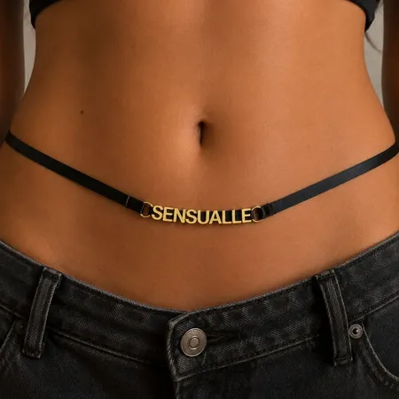 Body Chain Personalizado Multiuso Até 10 Letras - Presente