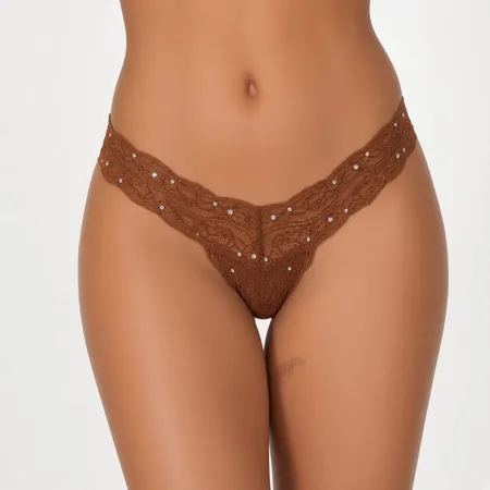 Calcinha Fio Dental Sexy em Renda - Prodígio