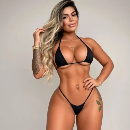 Conjunto Sexy de Biquíni Fio Dental em Microlight com Transparência e sem Forro - Tremendão
