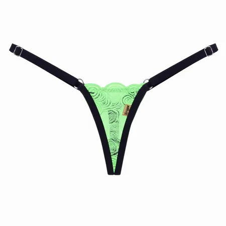 Kit com 3 Nano Calcinhas Neon Modelo Só o Fio Dental Sexy em Renda - Kit Lara Neon Kit com 3 Nano Calcinhas Neon Modelo Só o Fio Dental Sexy em Renda - Kit Lara Neon