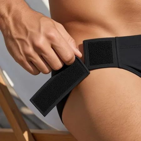 Sunga Slip Sensual com Regulagem em Velcro - Bravo