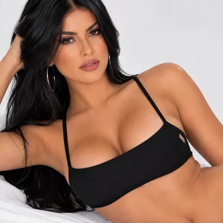 Top Fitness Feminino em Suplex sem Forro e com Leve Transparência - Crucial